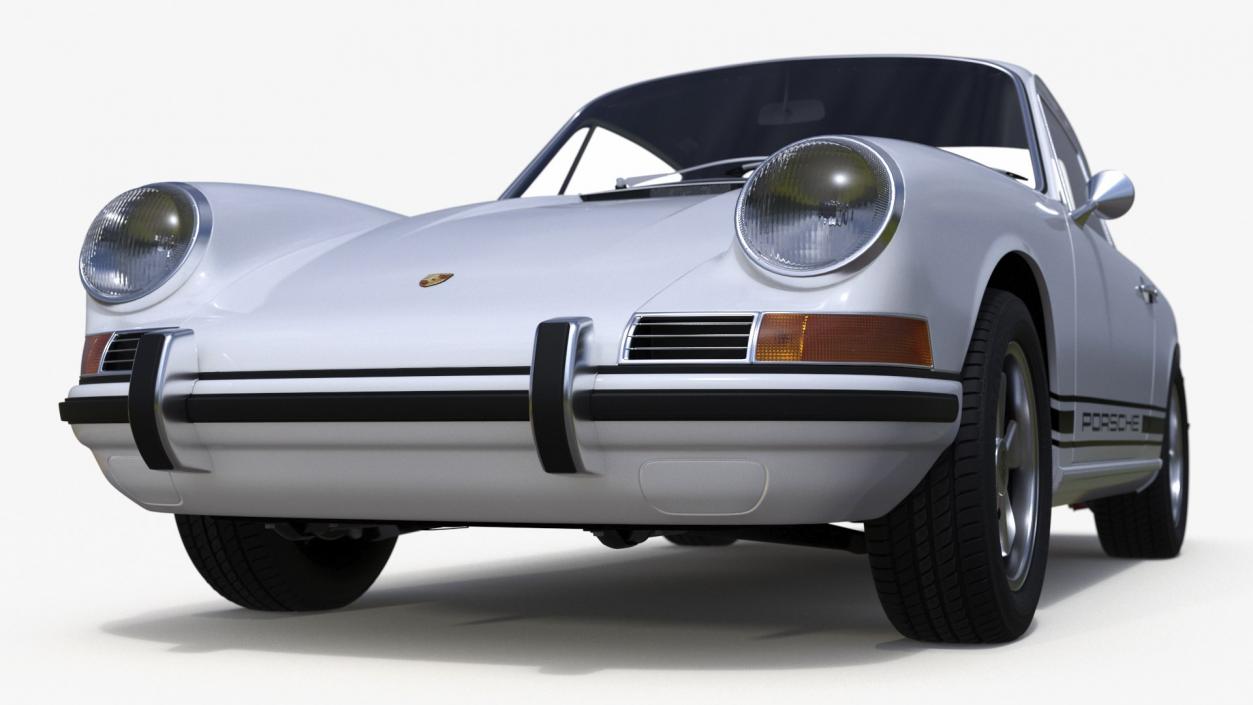 Retro and Modern Porsche 911 Collection 3D model