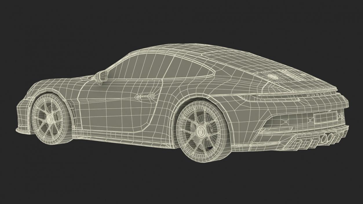 Retro and Modern Porsche 911 Collection 3D model