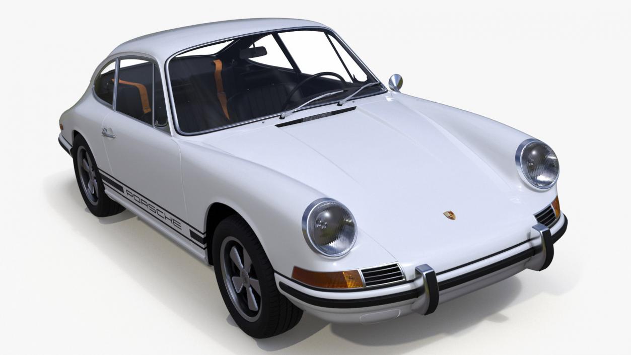 Retro and Modern Porsche 911 Collection 3D model