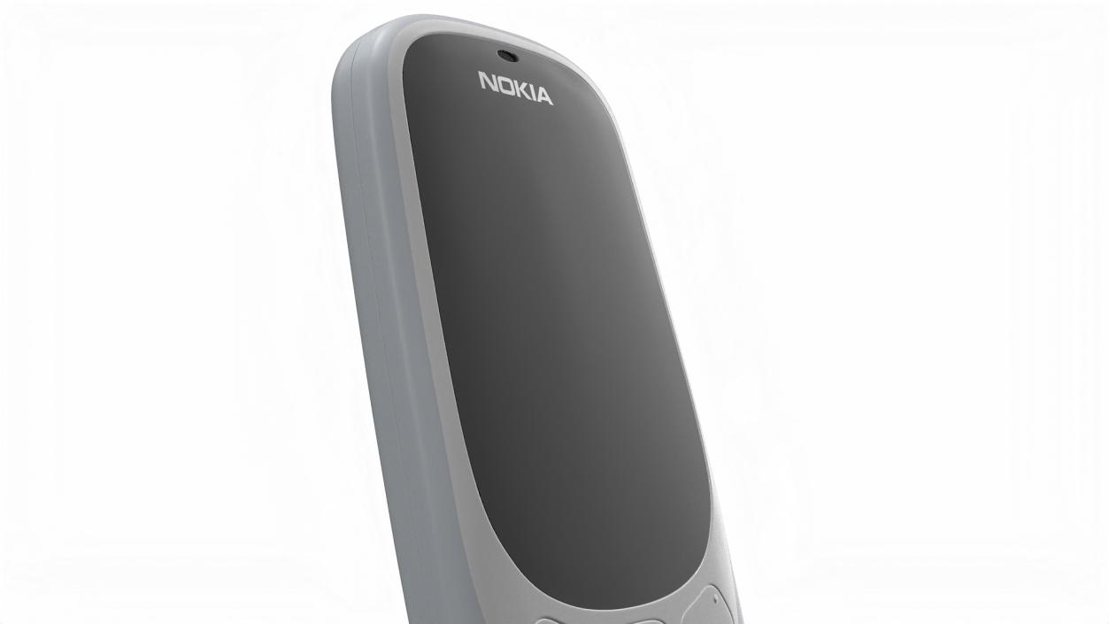 3D Nokia 3310 New Grey 2