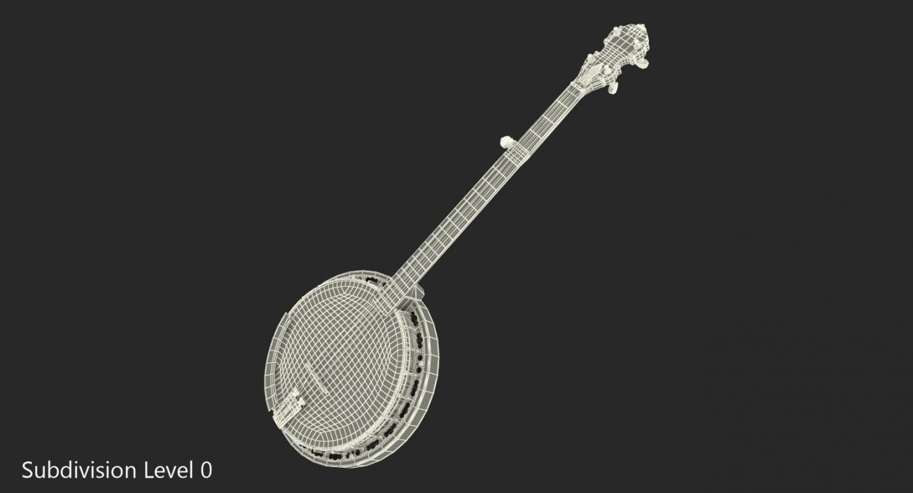 3D Julia Belle 5 String Banjo