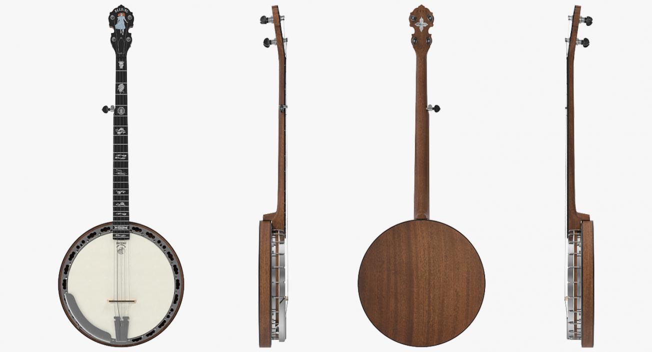 3D Julia Belle 5 String Banjo