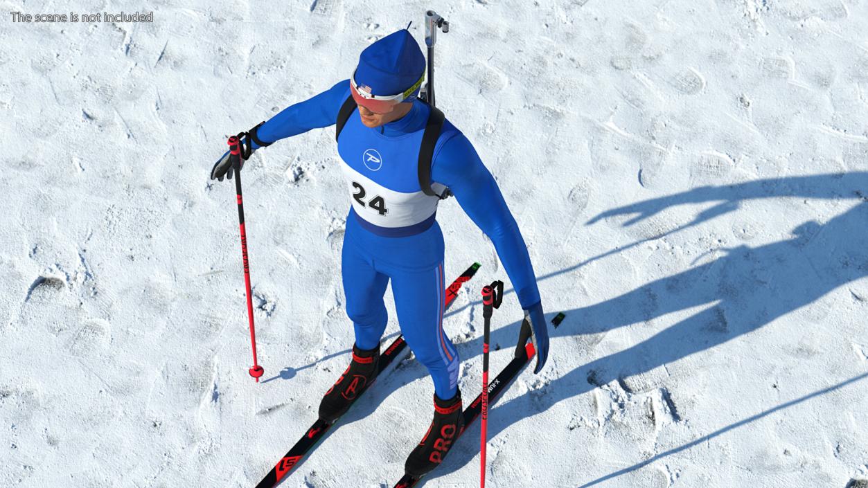 3D Biathlon Equipment Team USA Set