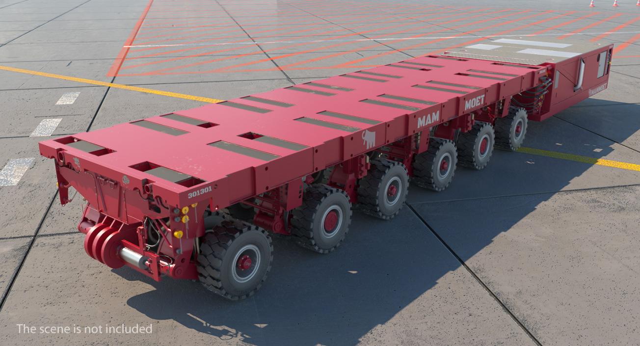 3D Self Propelled Modular Transporters Rigged 3D Models Collection model