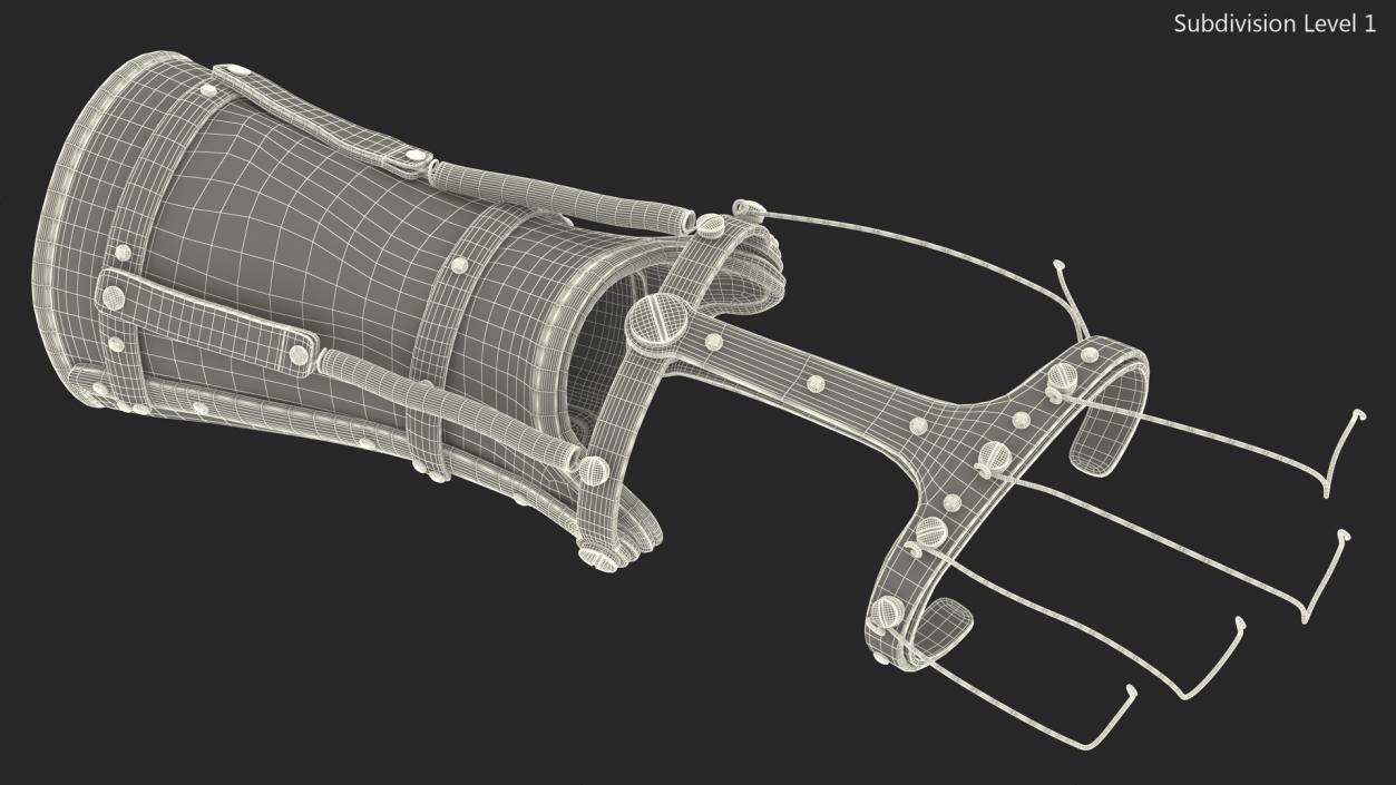 3D model Antique Orthopedic Hand Splint