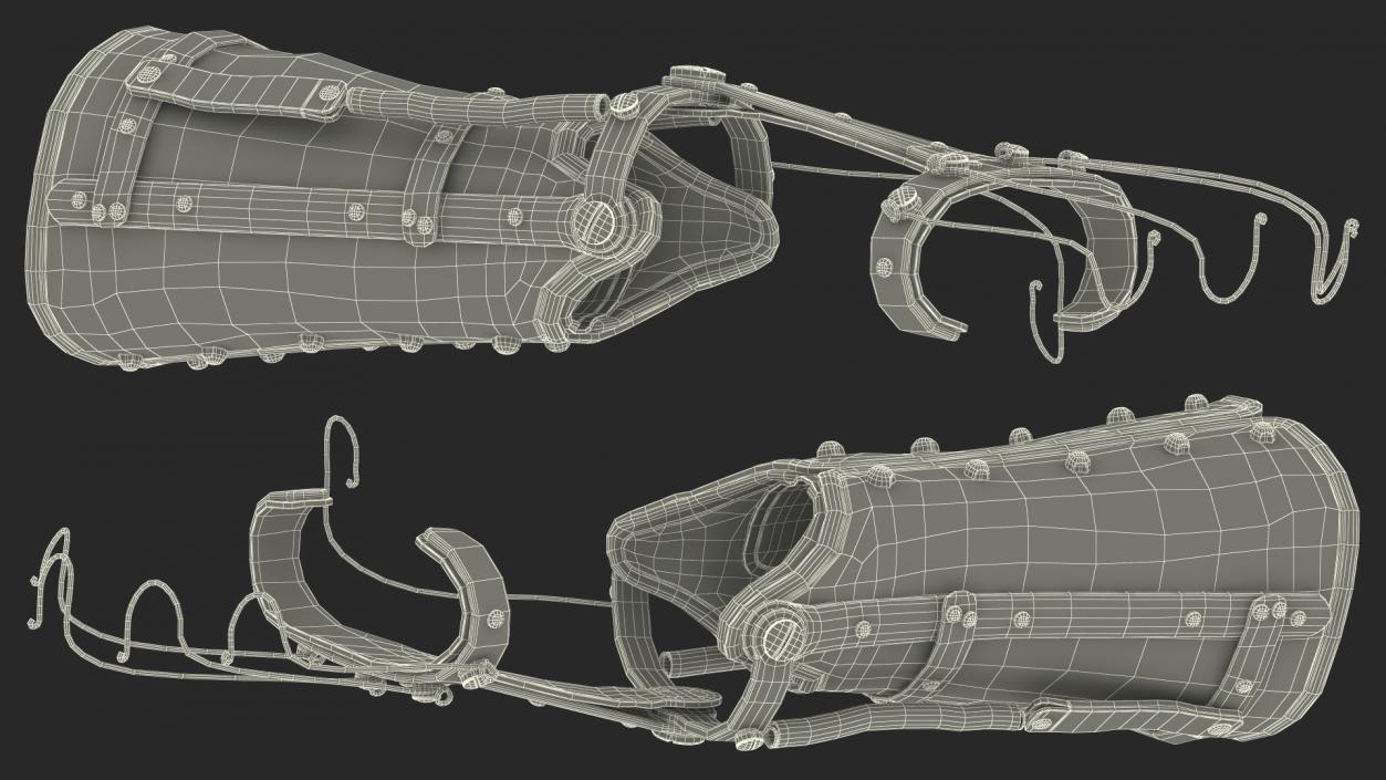 3D model Antique Orthopedic Hand Splint