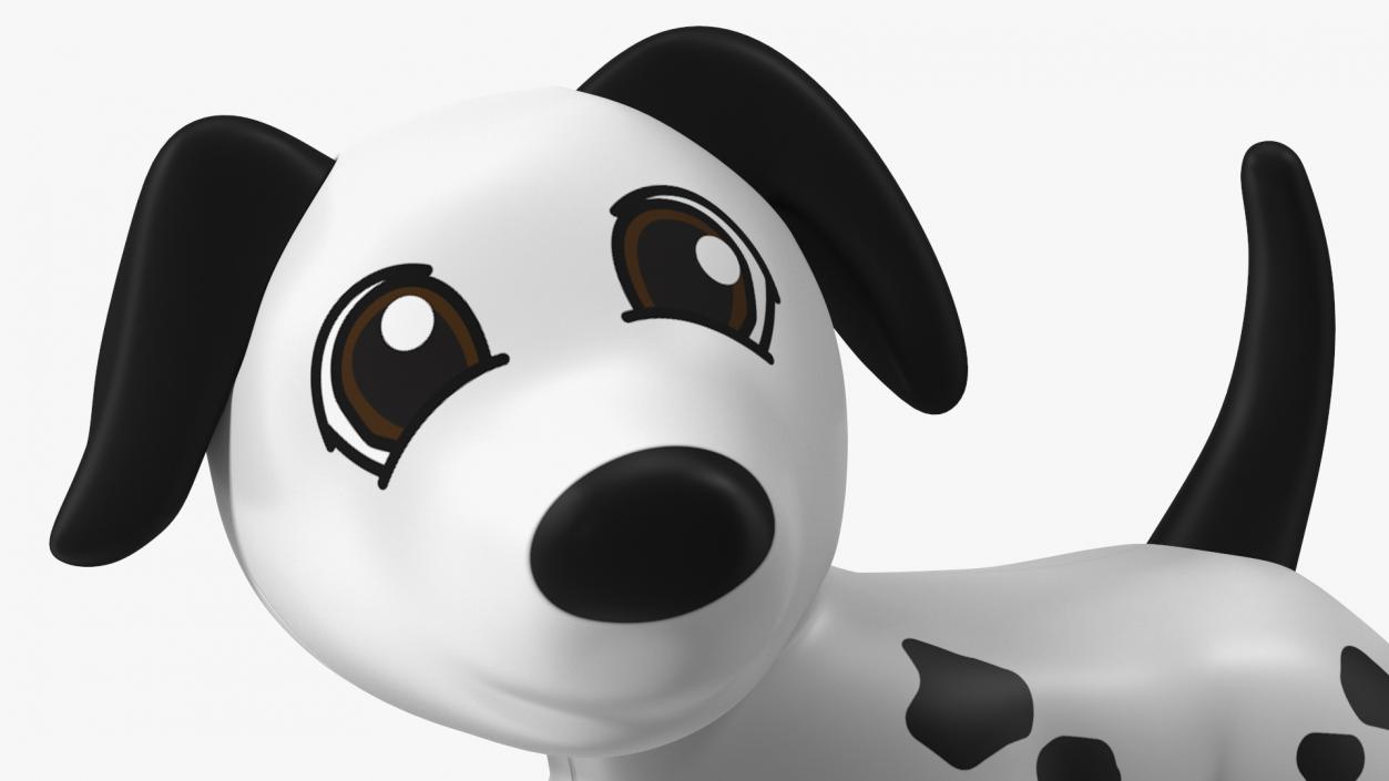 3D model Lego Duplo Dog White