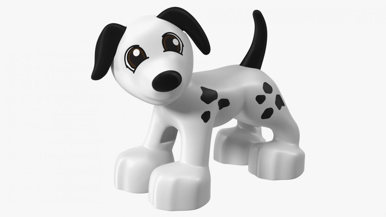 3D model Lego Duplo Dog White