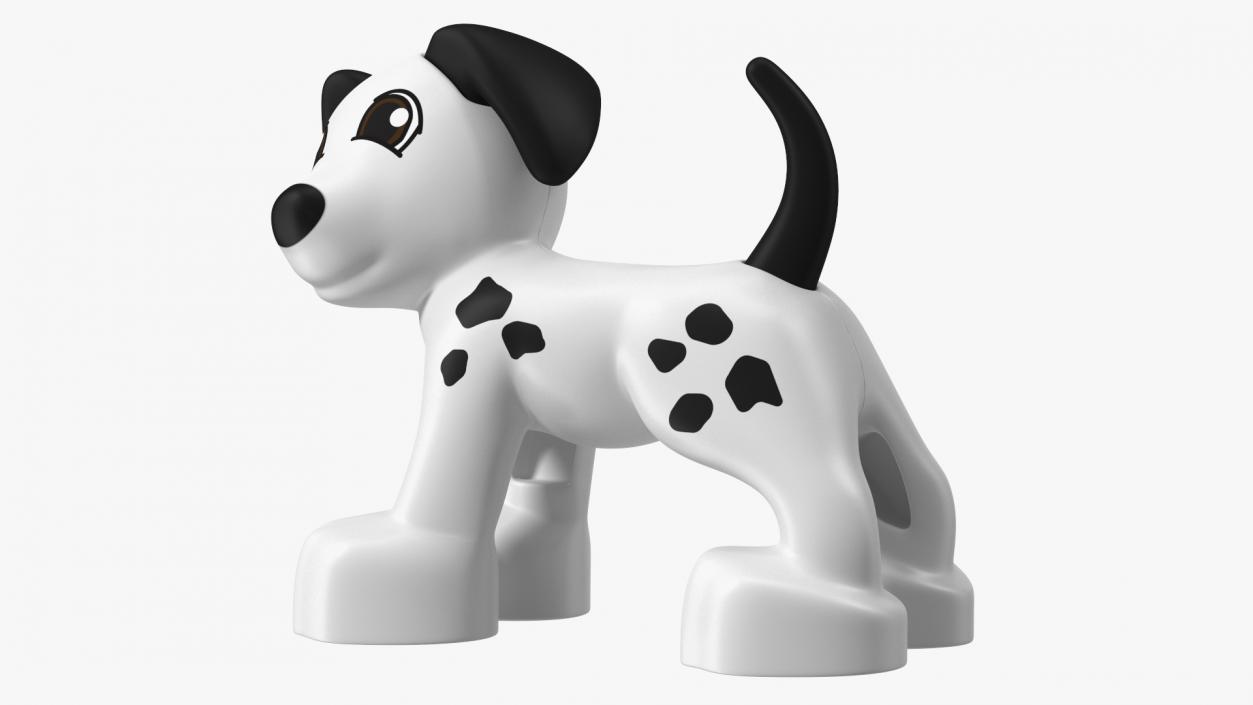 3D model Lego Duplo Dog White