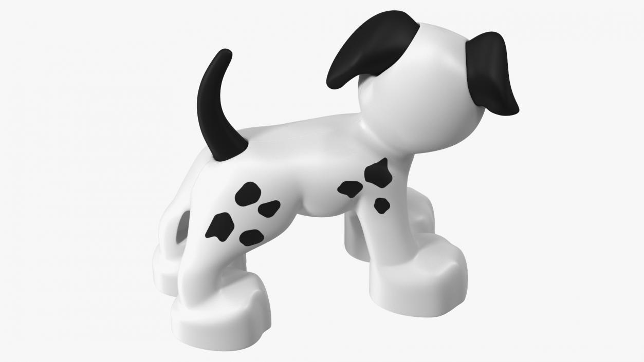 3D model Lego Duplo Dog White