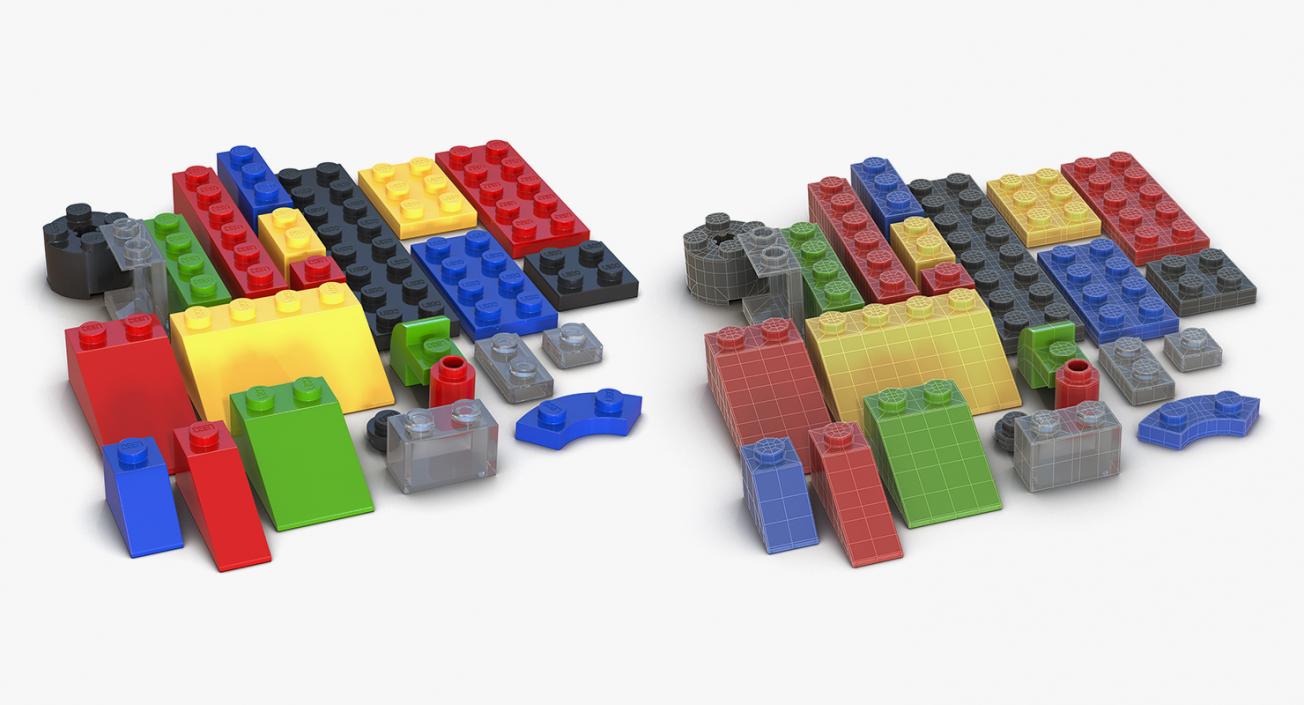 Lego Bricks Collection 3D