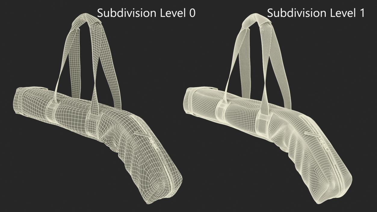 3D Hockey Stick Bag 3 model