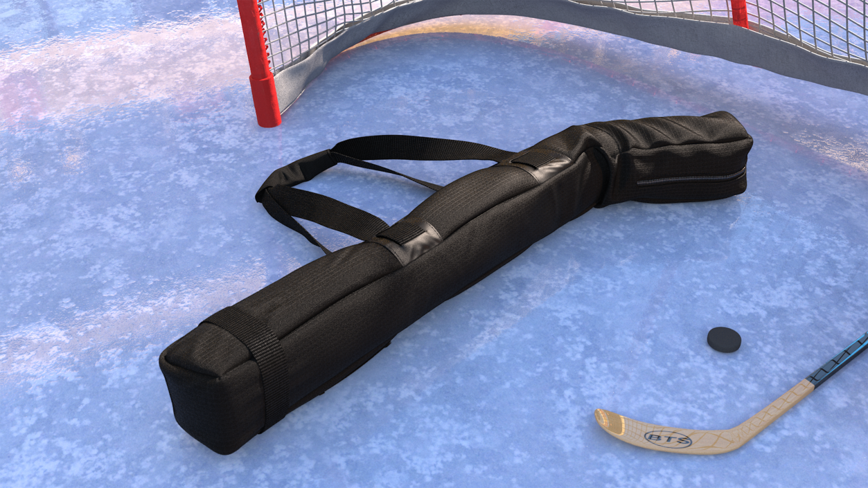 3D Hockey Stick Bag 3 model