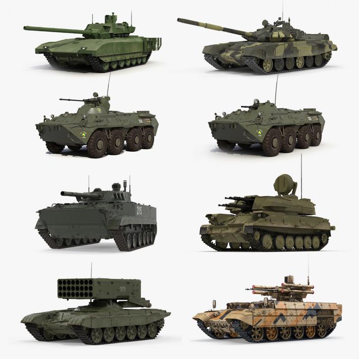 3D Russian Tanks Collection 2