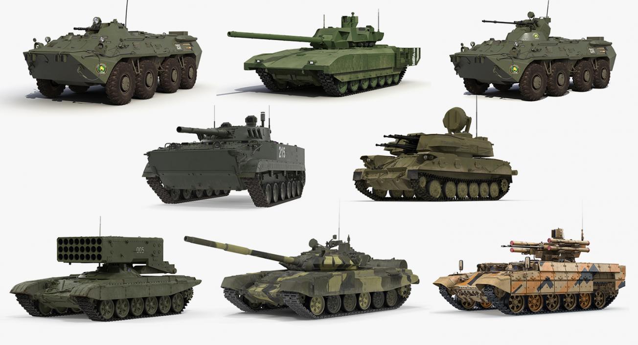 3D Russian Tanks Collection 2