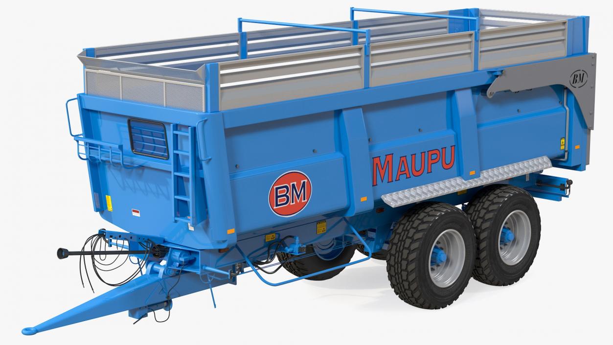 3D model Maupu 18t Body Tipper Trailer Clean