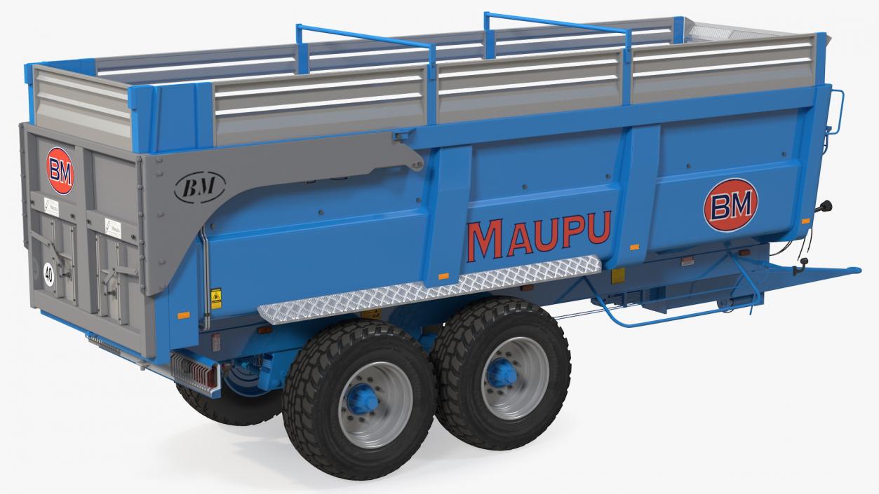 3D model Maupu 18t Body Tipper Trailer Clean