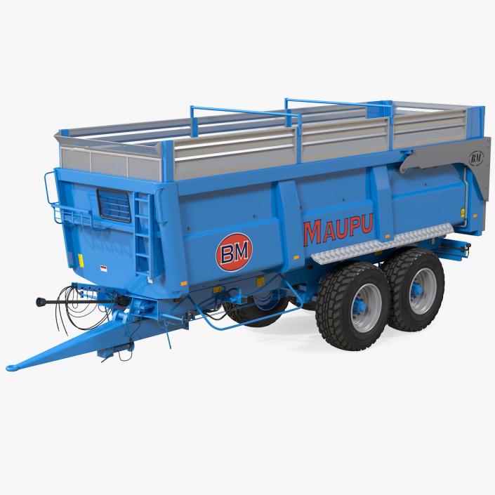 3D model Maupu 18t Body Tipper Trailer Clean