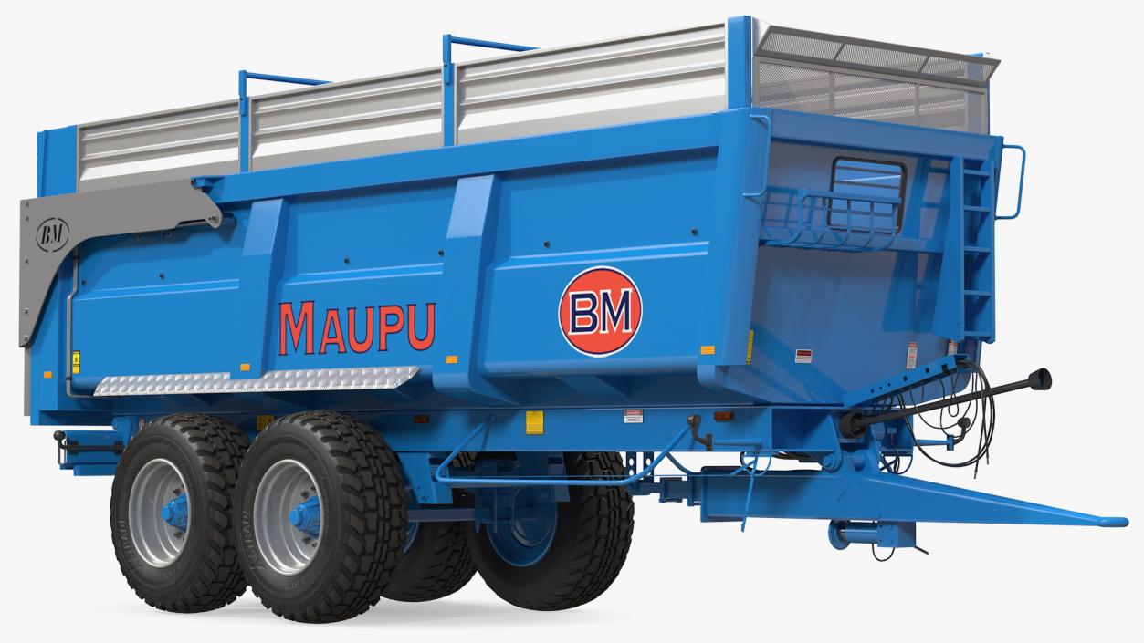 3D model Maupu 18t Body Tipper Trailer Clean