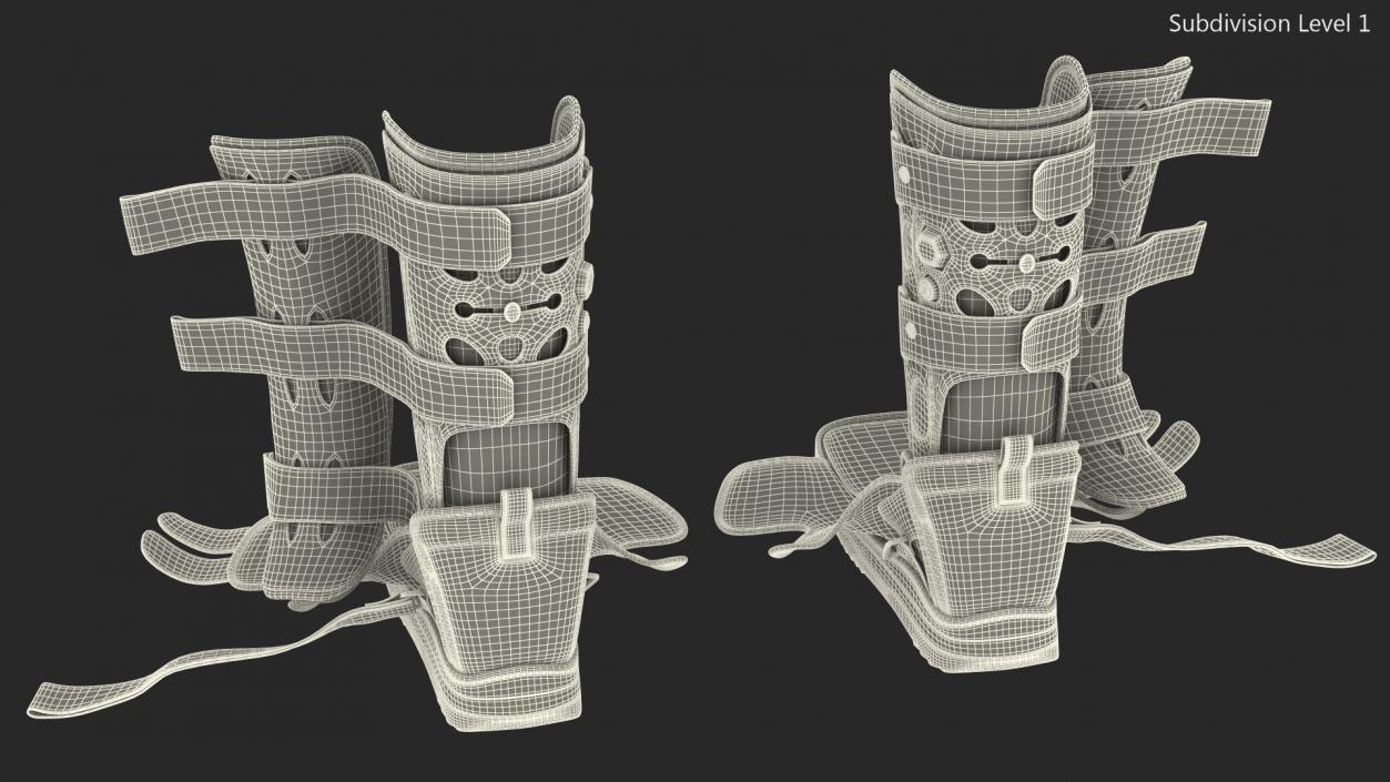 3D model Feet Orthotics Darco Open