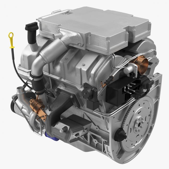 3D V6 Car Engine 3.6 Litre model