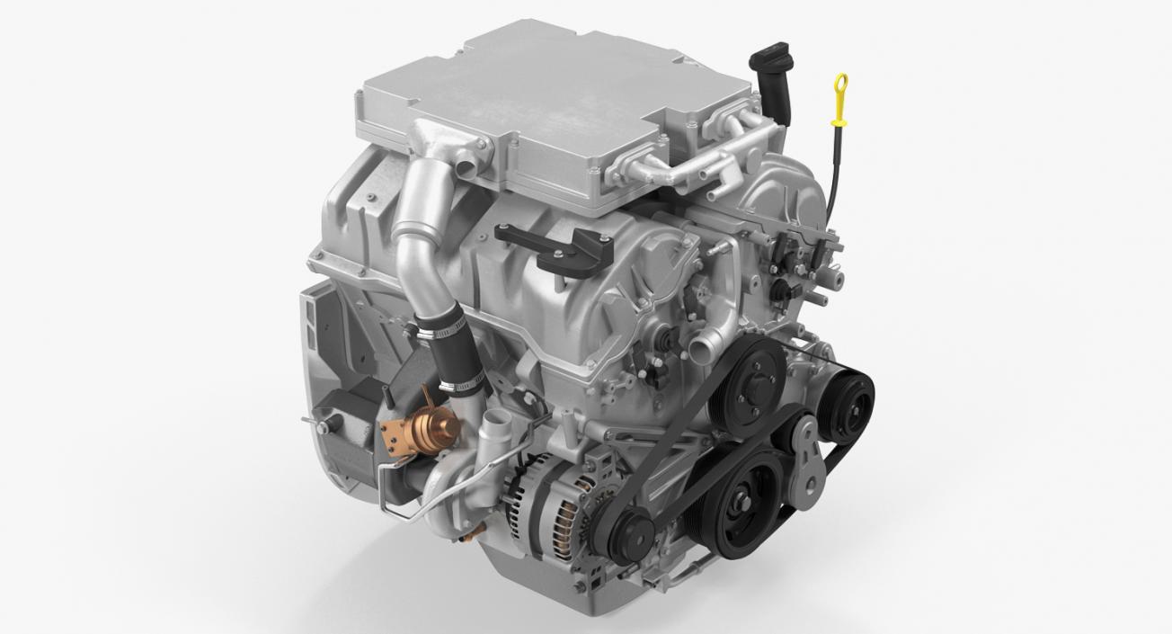 3D V6 Car Engine 3.6 Litre model