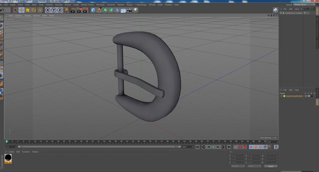 3D Used Smooth Belt