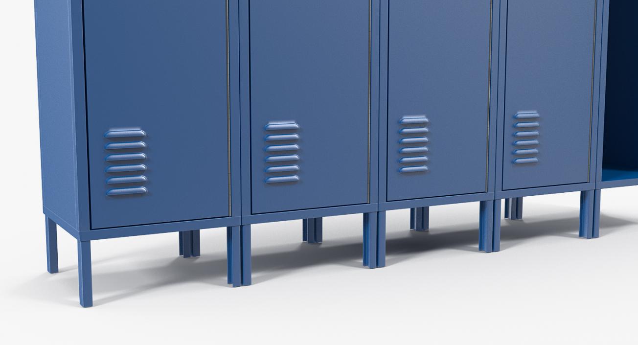 School Lockers 3D model