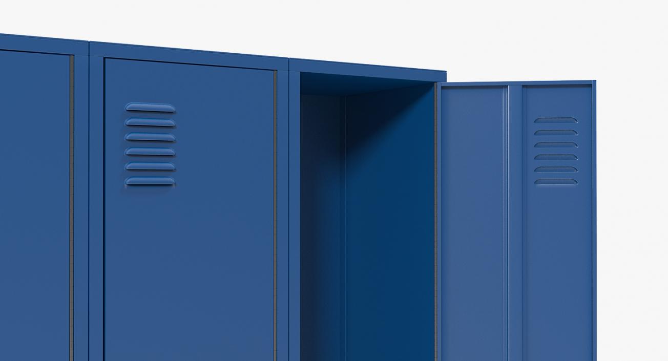 School Lockers 3D model