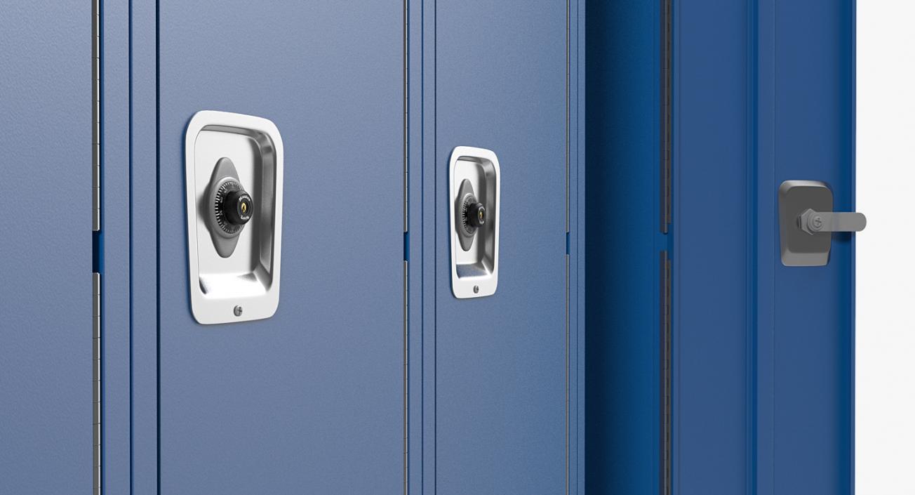 School Lockers 3D model