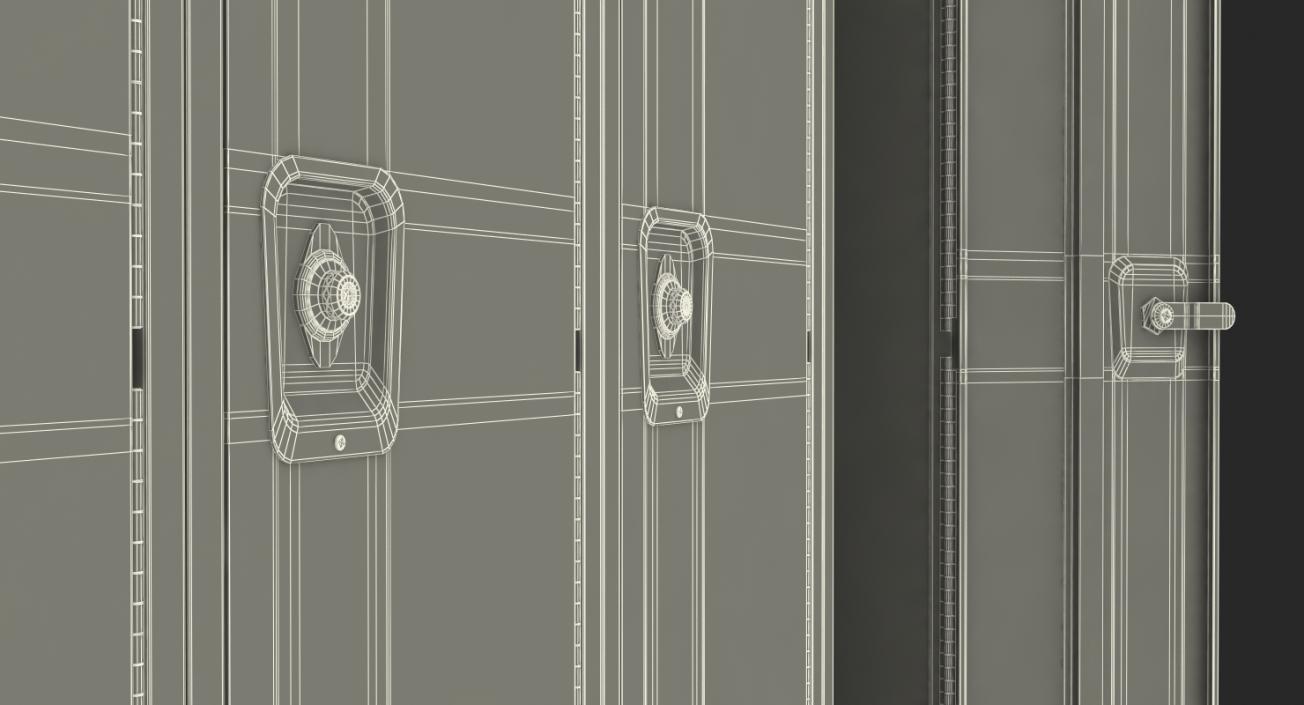 School Lockers 3D model