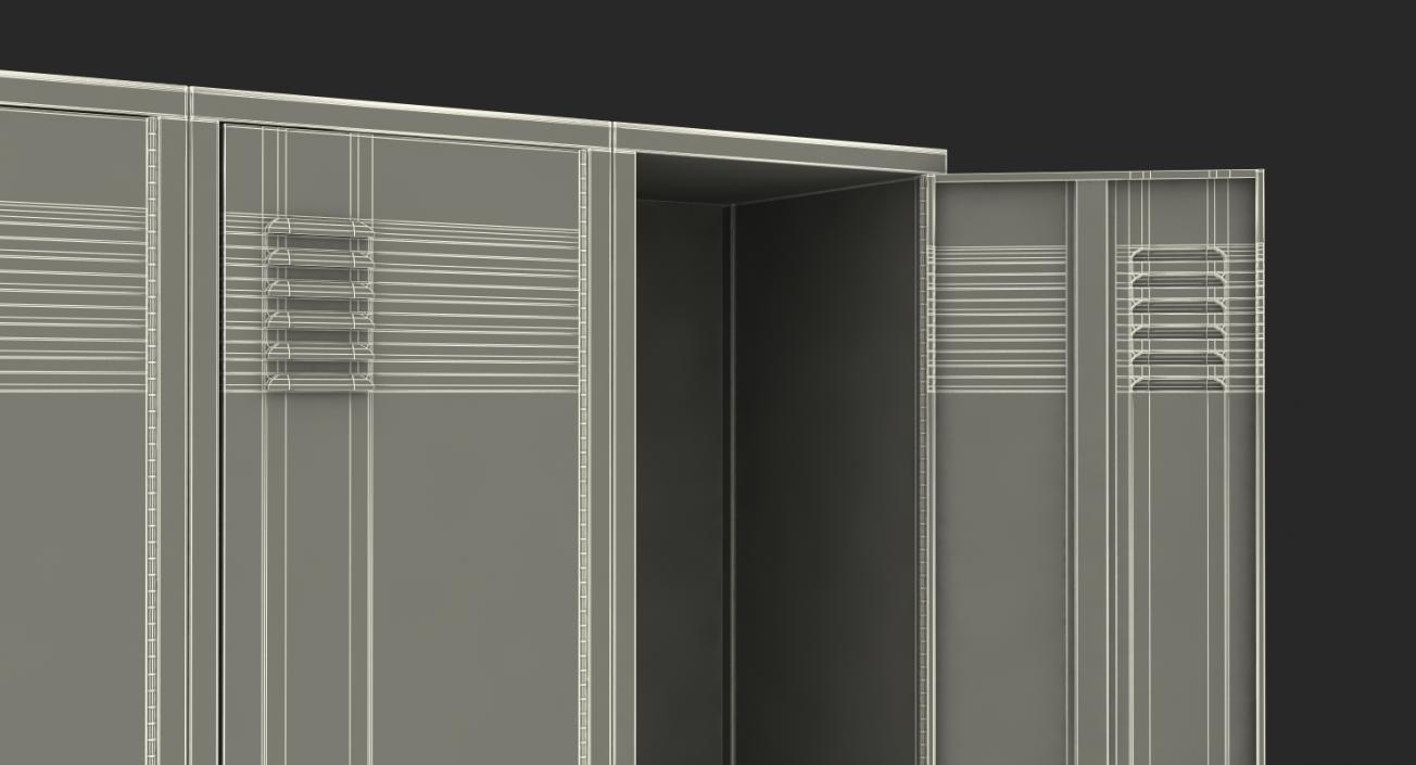 School Lockers 3D model