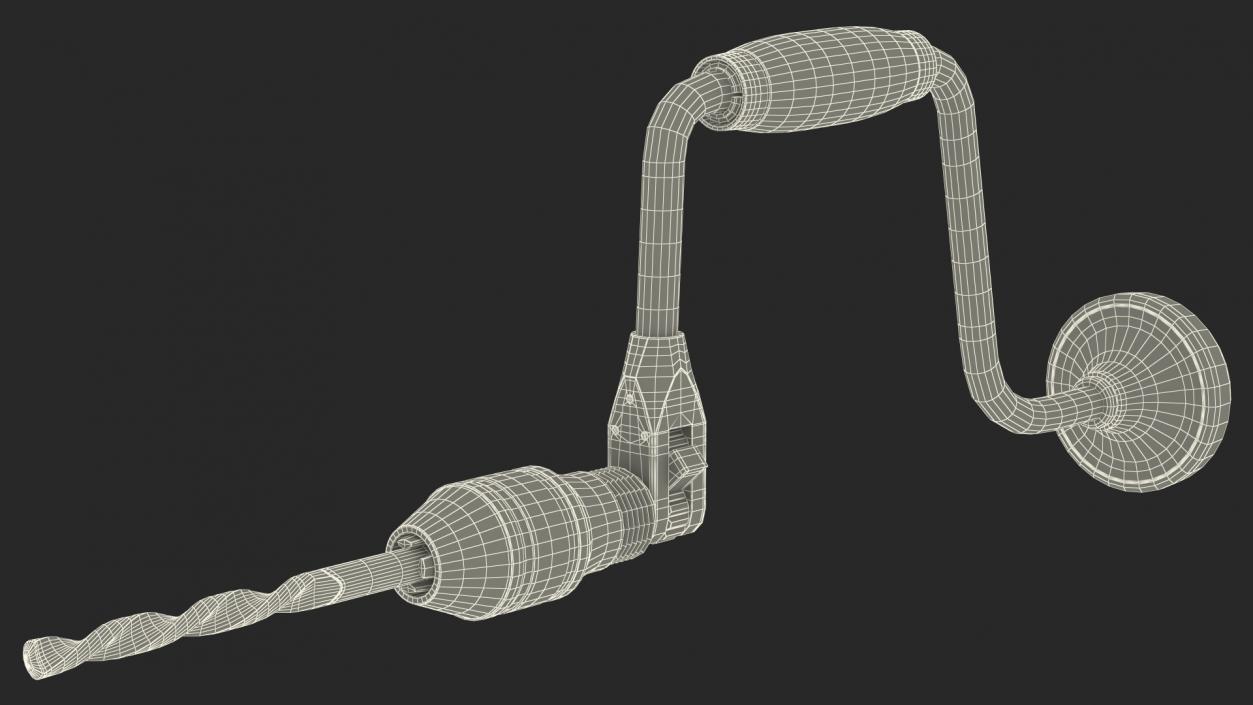 3D model Stanley Ratchet Bit Brace