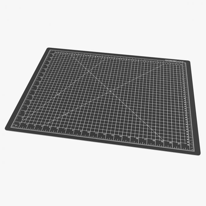 3D model Cutting Mat Self-Healing Black