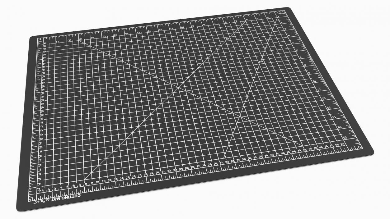 3D model Cutting Mat Self-Healing Black