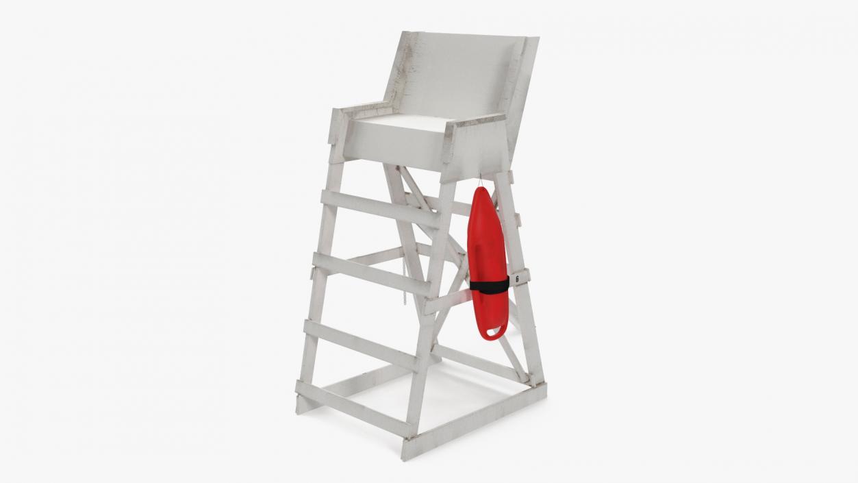 3D Beach Lifeguard Chair