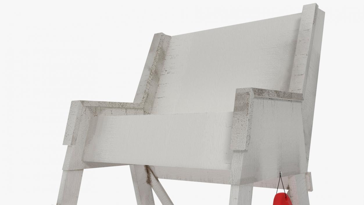 3D Beach Lifeguard Chair