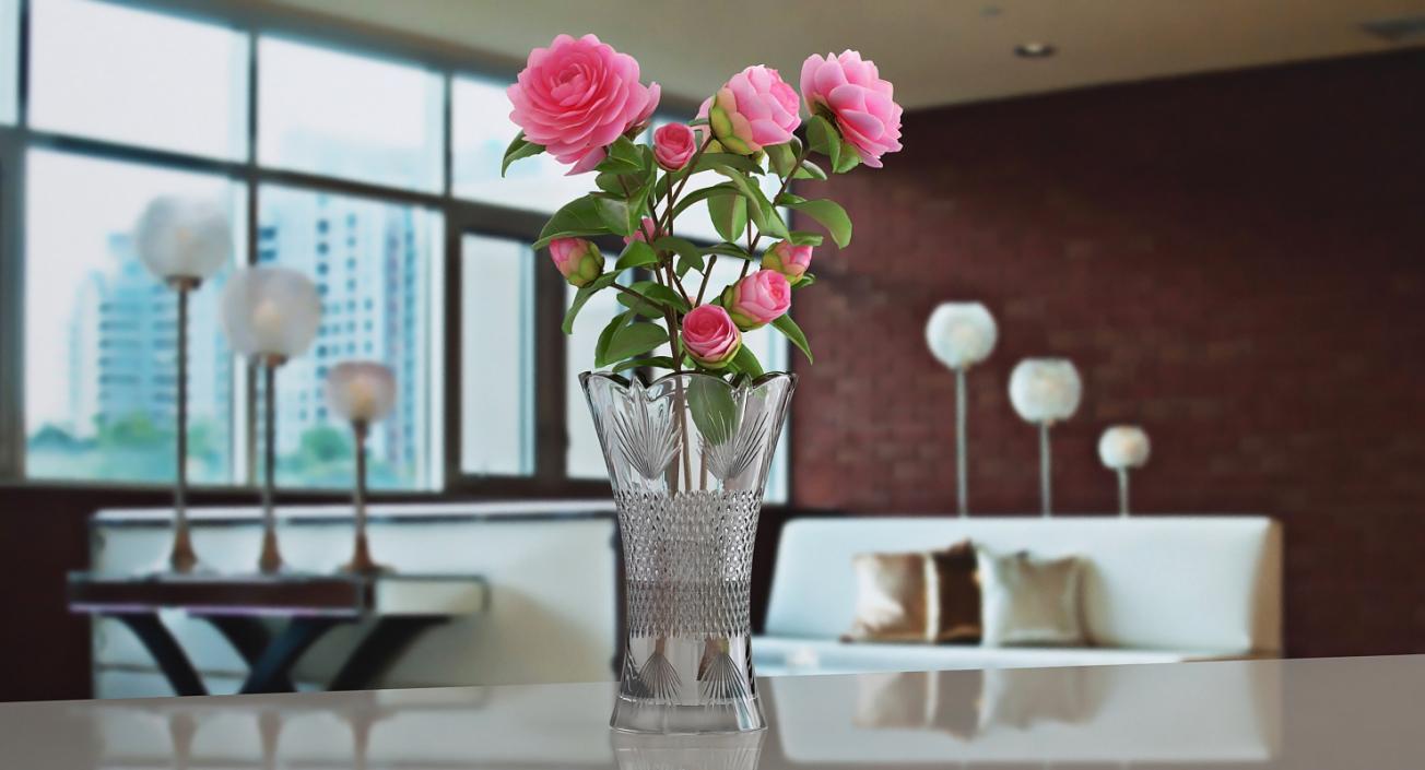 Flowers in Vases Collection 7 3D model