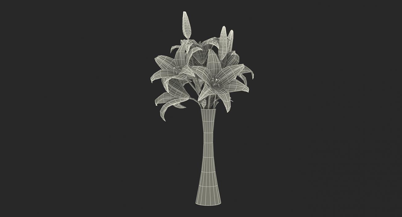 Flowers in Vases Collection 7 3D model