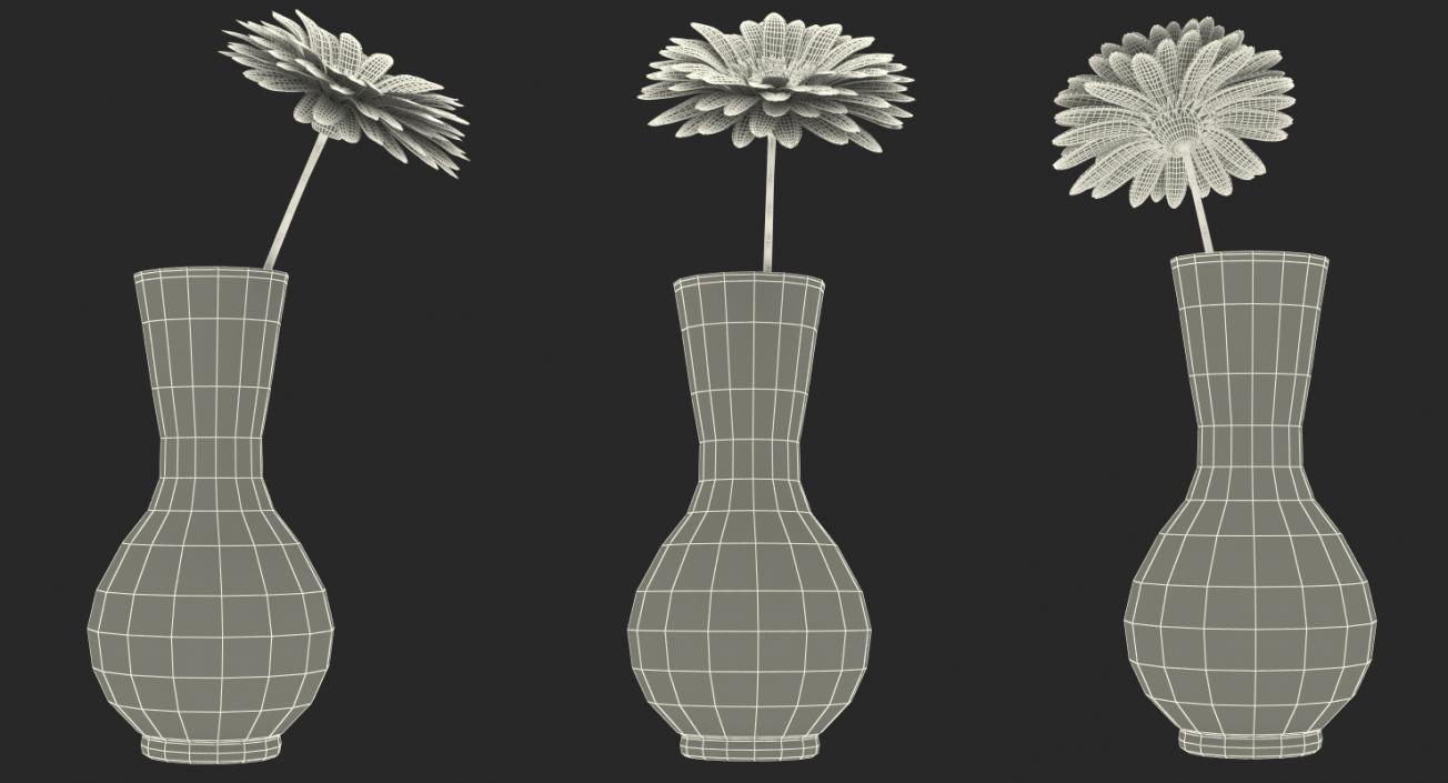 Flowers in Vases Collection 7 3D model