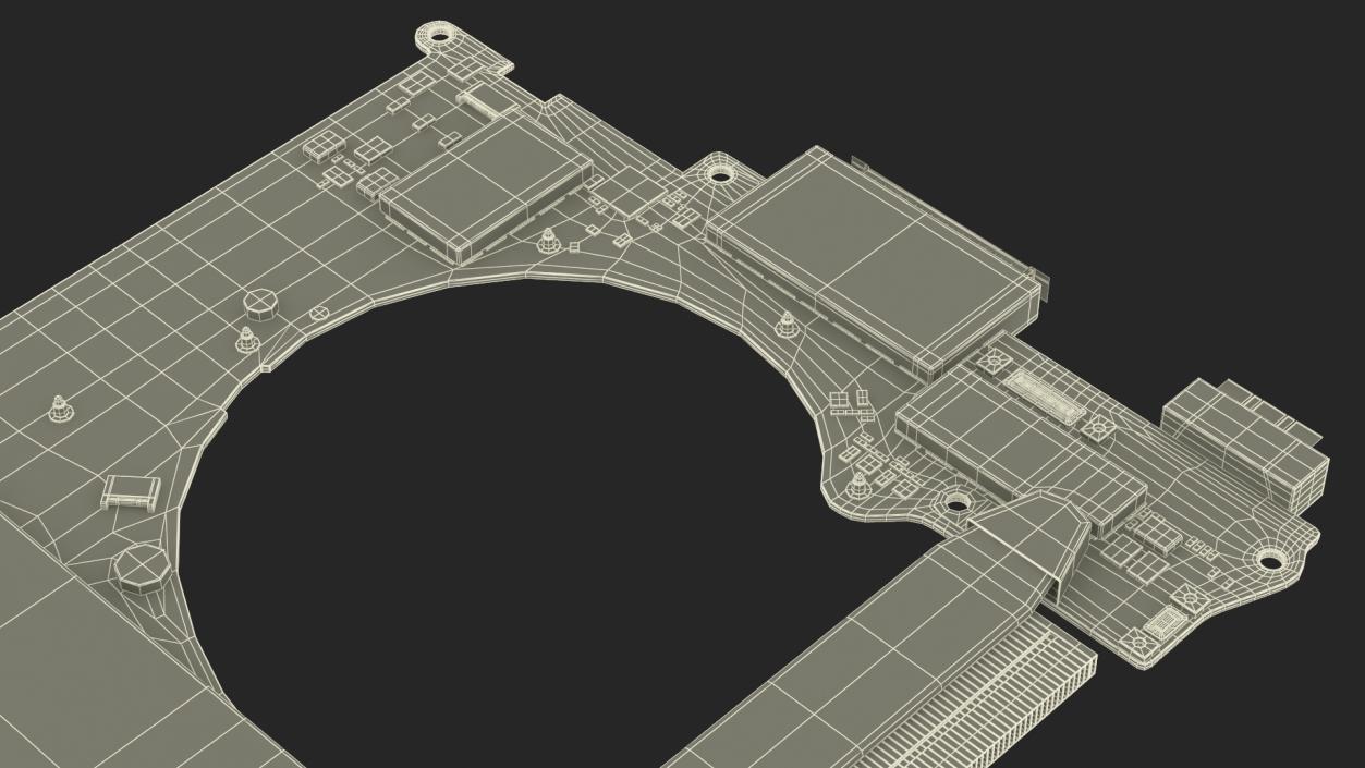 Logic Board MacBook Pro 14 M2 3D model