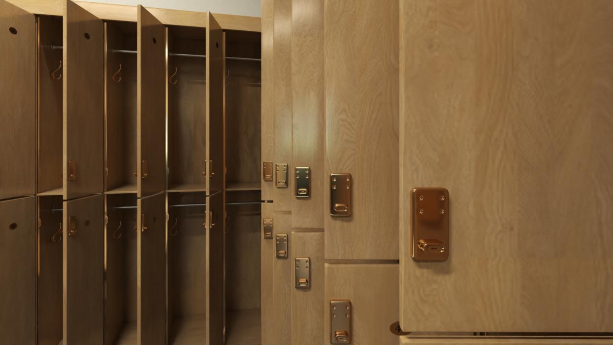 3D model Locker Room Interior