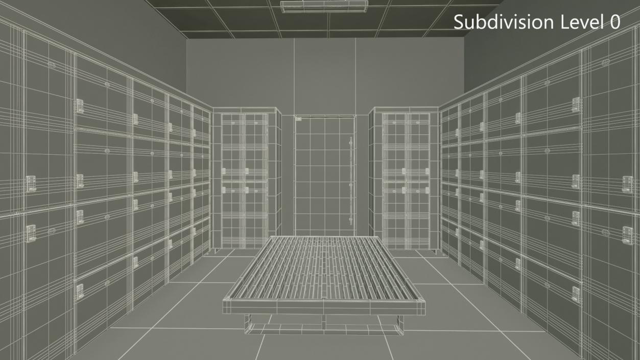 3D model Locker Room Interior