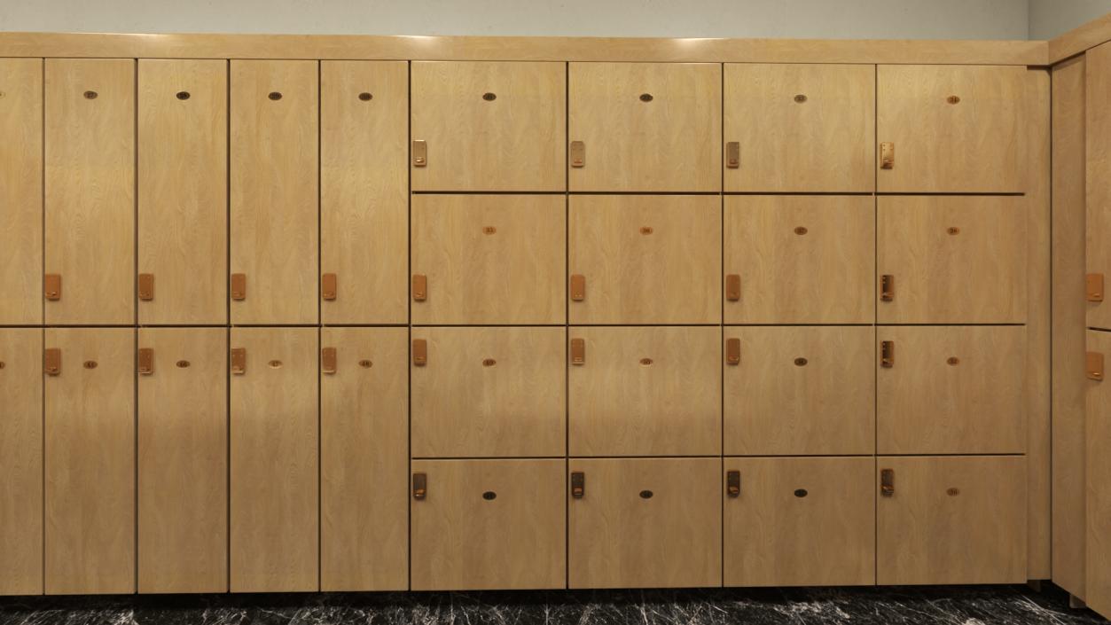 3D model Locker Room Interior