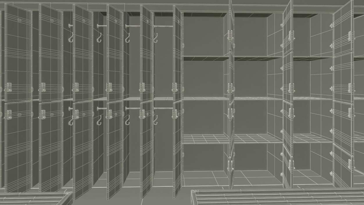 3D model Locker Room Interior