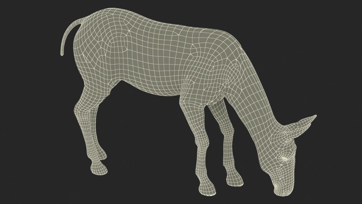 3D Eating Mule 2 model