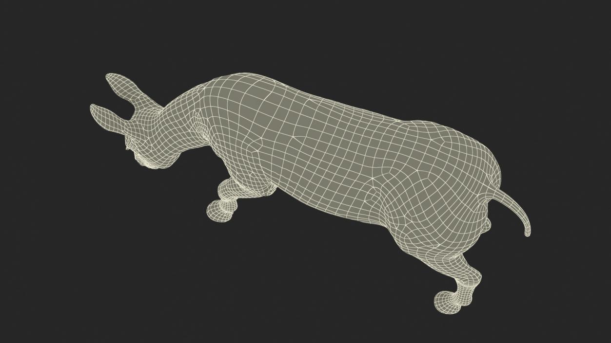 3D Eating Mule 2 model