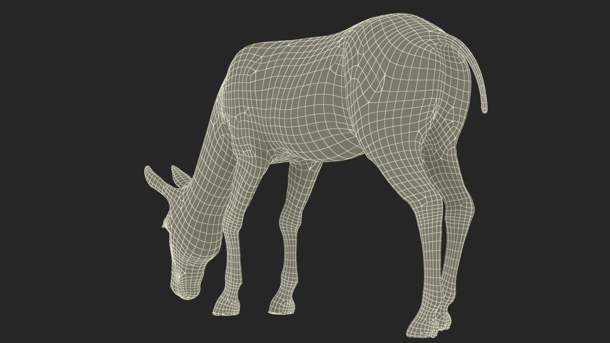 3D Eating Mule 2 model