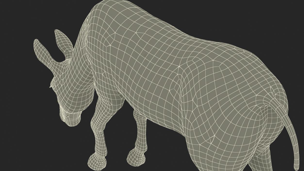 3D Eating Mule 2 model