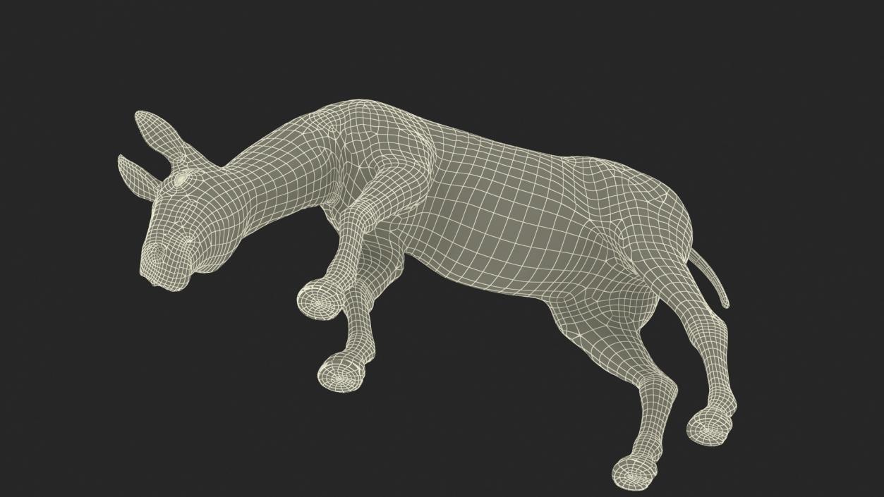 3D Eating Mule 2 model